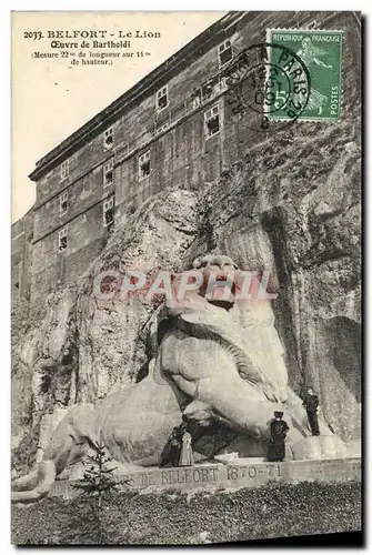 Cartes postales Belfort Le Lion