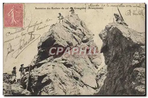 Ansichtskarte AK Ascension Des Rochers Du Col Grangettes Brianconnais Chasseurs alpins