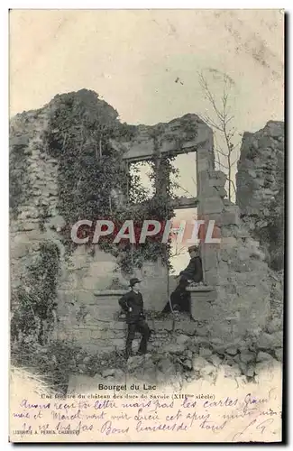 Cartes postales Bourget Du Lac Une fenetre du chateau des ducs de Savoie