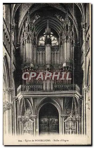 Cartes postales Eglise De Bonsecours Buffet D&#39Orgue