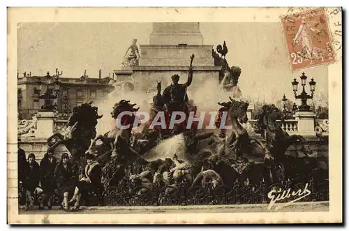 Cartes postales Bordeaux Monument Des Girondins Details