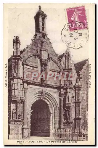 Cartes postales Bodilis Le Porche De I&#39Eglise