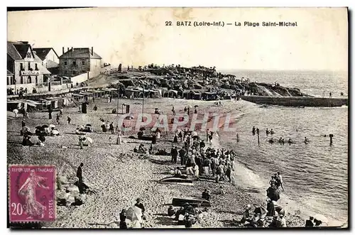 Ansichtskarte AK Batz La Plage Saint Michel