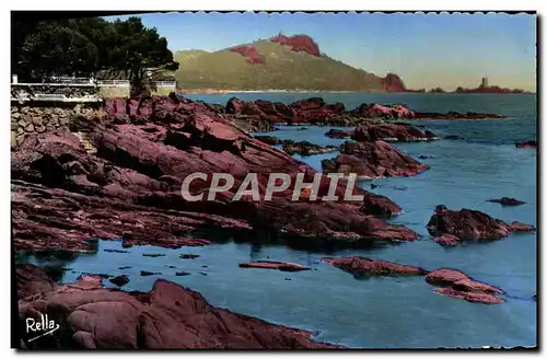 Cartes postales moderne Boulouris Vue Sur L&#39Ile d&#39or et le Dramant