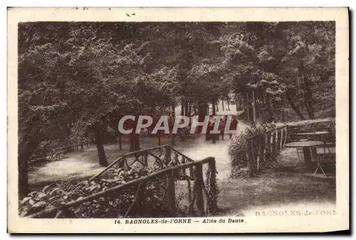 Cartes postales Bagnoles De I&#39Orne Allee Du Dante