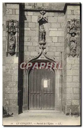 Cartes postales Le Conquet Portail De I'Eglise