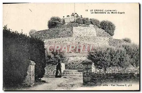 Cartes postales Le Croisic Le Belvedere Du Mont Esprit