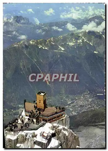 Cartes postales moderne Chamonix Mont Blanc L&#39aiguille du Midi Le Buet et les Aiguilles de Varans