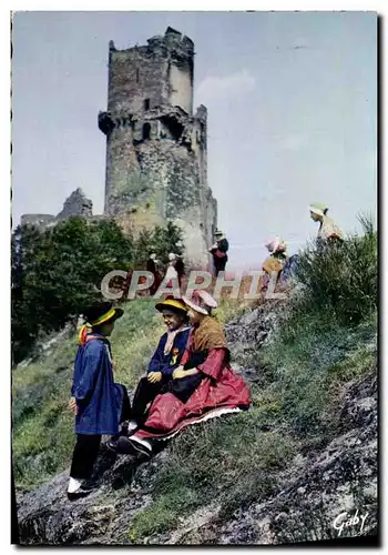 Cartes postales moderne L&#39Auvergne Bourree De Saint Flour Clermont Ferrand