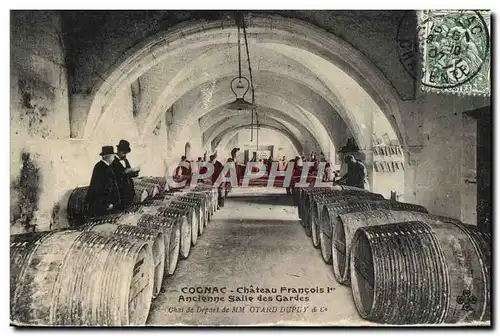 Cartes postales Cognac Chateau Francois 1er Ancienne salle des gardes Otard Dupuy