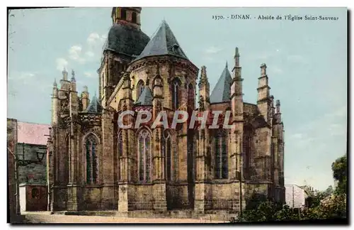 Cartes postales Dinan Abside De I&#39Eglise Saint Sauveur