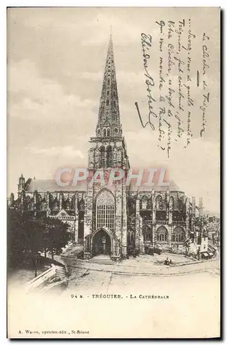 Cartes postales Treguier La Cathedrale Botrel