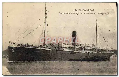 Cartes postales Doukkala Paquebot Francaia de la Cie N Paquet