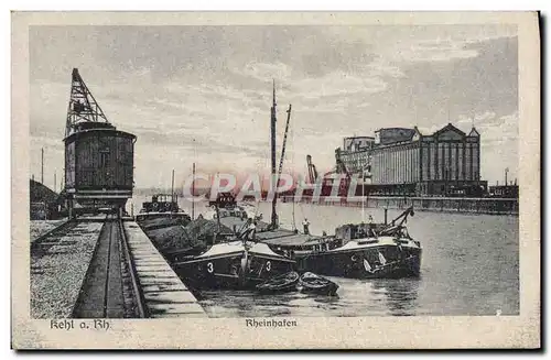 Cartes postales Kehl a Rh Rheinhafen Bateaux