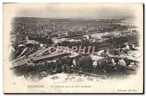 Ansichtskarte AK Cherbourg Vue Generale Prise du Fort du Roule