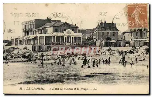 Cartes postales Le Croisic L&#39Hotel de L&#39Ocean et la Plage