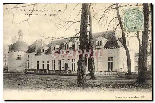 Cartes postales Champigny Sur Veude Le Chateau L&#39Aile Gauche