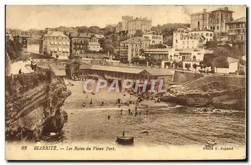 Cartes postales Biarritz Les Bains du Vieux Port
