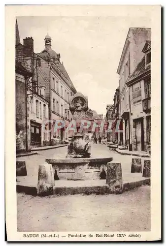 Cartes postales Bauge Fontaine du Roi nRene