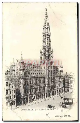 Cartes postales Bruxelles L&#39Hotel de Ville