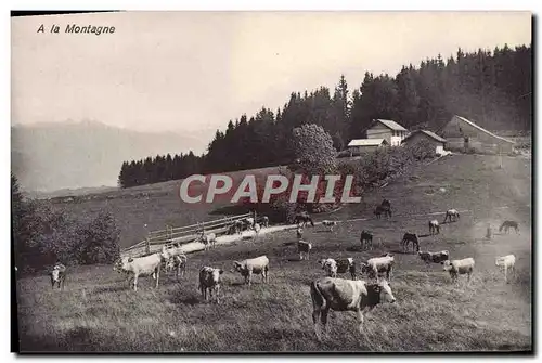 Cartes postales A La Montagne Vaches