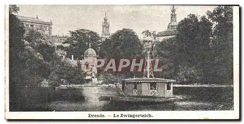 Cartes postales Dresde Le Zwingerteich