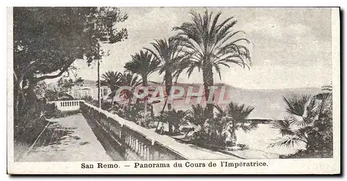 Cartes postales San Remo Panorama du Cours de L&#39Imperatrice