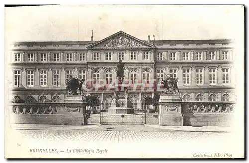 Cartes postales Bruxelles La Bibliotheque Royale