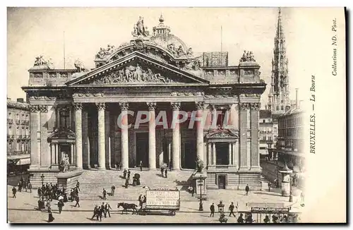 Cartes postales Bruxelles La Bourse