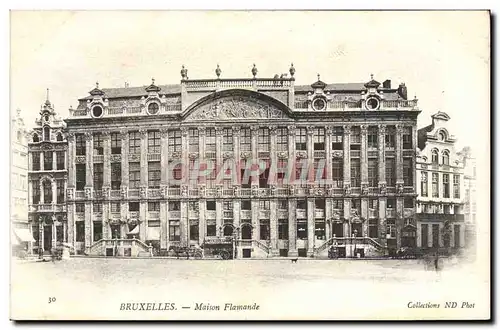 Cartes postales Bruxelles Maison Flamande