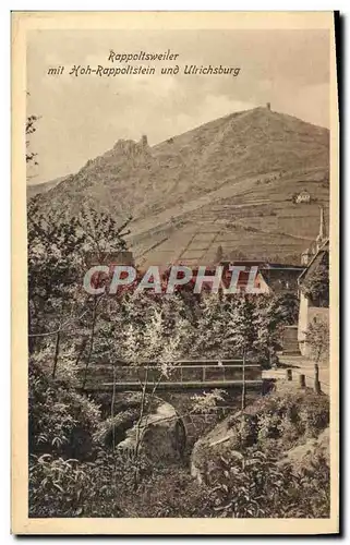 Cartes postales Rappoltsweiler Mit Hoh Rappoltstein Und Ulrichsburg