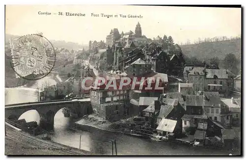 Cartes postales Uzerche Pont Turgot et Vue Generale