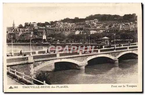 Cartes postales Trouville Reine des Plages Pont sur la Touques