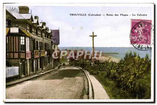 Cartes postales Trouville Reine des Plages Le calvaire