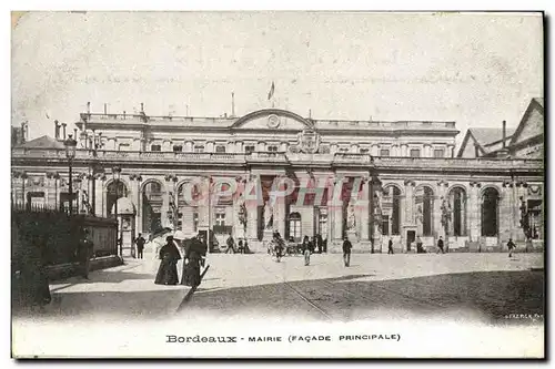 Cartes postales Bordeaux Mairie Facade principale