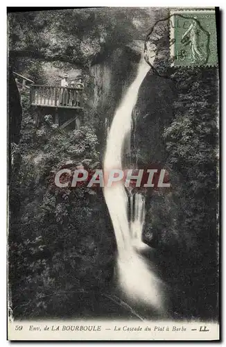 Cartes postales La Bourboule La Cascade du Plat a Barhe