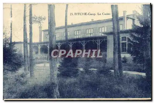 Cartes postales Bitche Camp Le Casino Militaria
