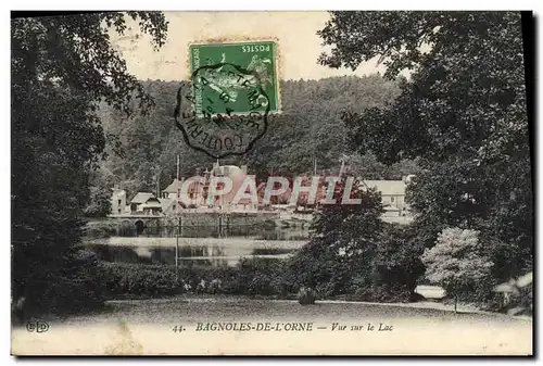 Ansichtskarte AK Bagoles De L&#39Orne Vue Sur le Lac