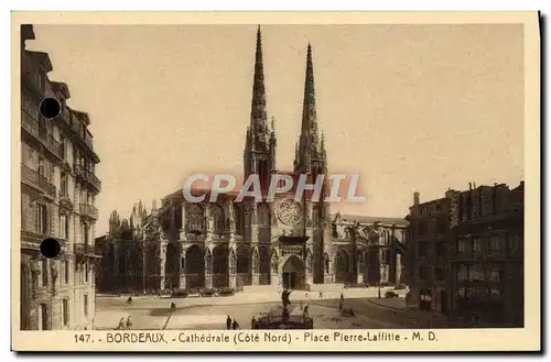 Ansichtskarte AK Bordeaux Cathedrale Place Pierre Laffitte