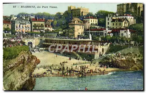 Cartes postales Biarritz Au Port Vieux