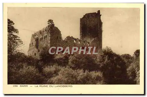 Ansichtskarte AK Barr La Ruine Du Landsberg