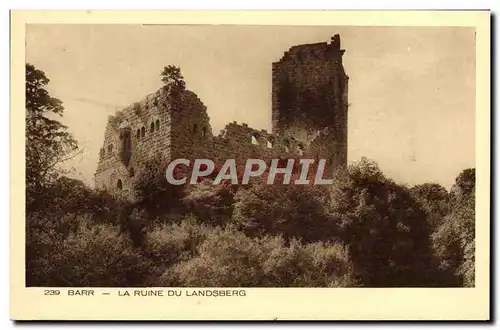 Cartes postales Barr La Ruine Du Landsberg