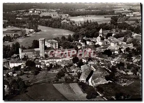 Cartes postales moderne Bourdeille Vue Generale Le Chateau et le Donjon