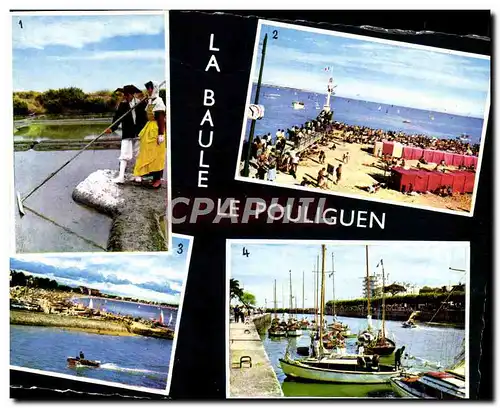 Cartes postales moderne Costume de al region Le Pouliguen La Baule La plage Benoit