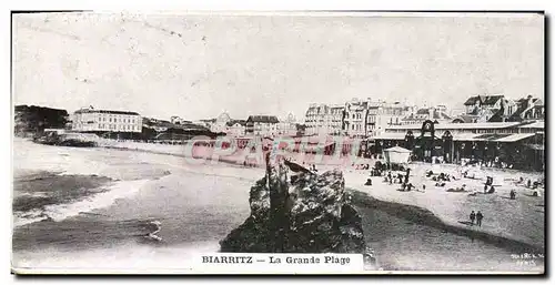 Cartes postales Biarritz La Grande Plage