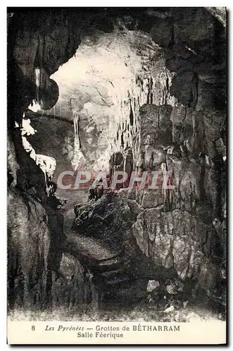 Cartes postales Les Pyrenees Grottes de Betharram Salle feerique