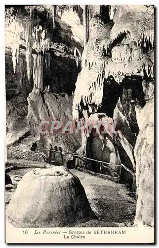 Cartes postales Les Pyrenees Grottes de Betharram la chaire