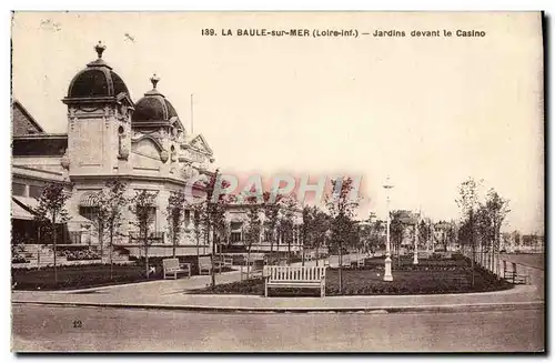 Ansichtskarte AK La Baule Sur Mer Jardins devant le casino