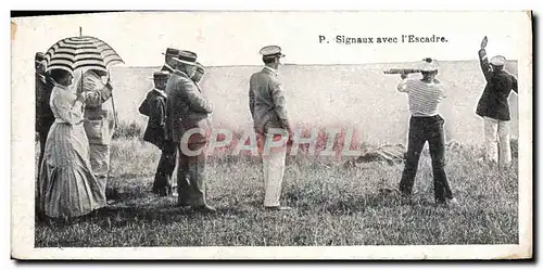 Cartes postales Signaux Avec L&#39Escadre Marins Militaria