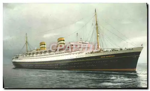 Cartes postales moderne SS Nieuw Amsterdam Bateau